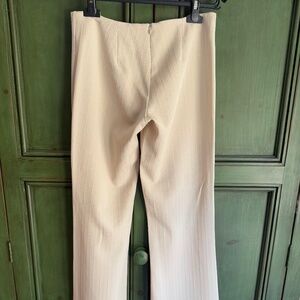 Bebe beige low rise pinned pant